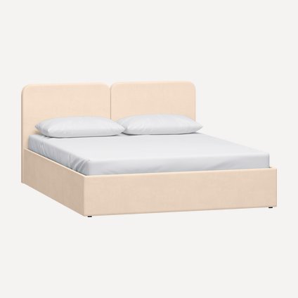 Кровать Вилена 180 Barhat Beige