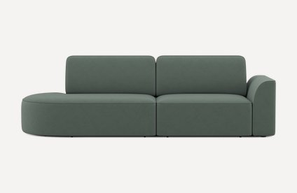 Диван модульный Спейс-М 1 Velvet Olive