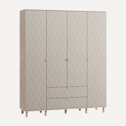 Распашной шкаф Теджонс-4 Diamond Santiago