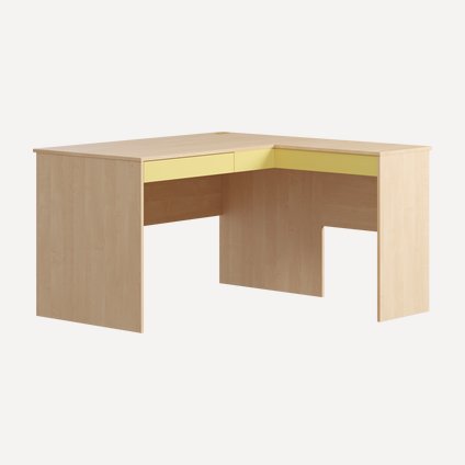 Письменный стол Пенни-5 Plywood Mustard
