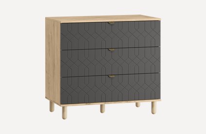 Комод Теджонс-3 Deco Grafit