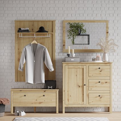 Модульная прихожая Хельга 3 Дуб Артизан