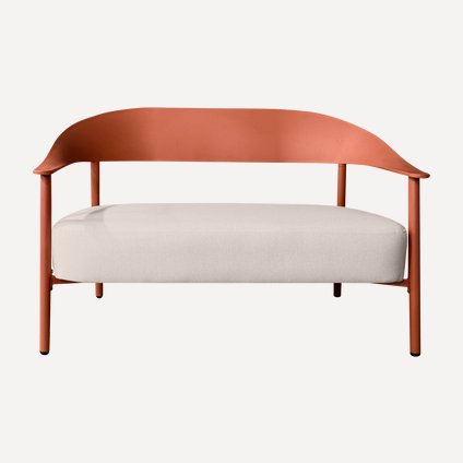 Диван садовый Айла Терракотовый