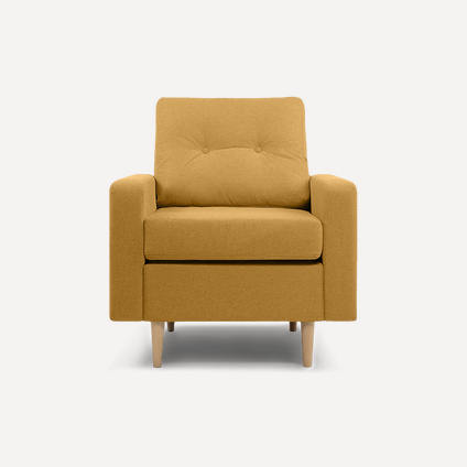 Кресло Динс Textile Yellow