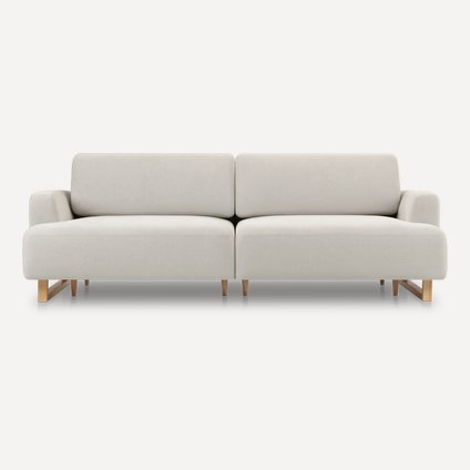 Диван прямой Онте-2 Букле Молочный