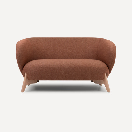 Диван прямой Тилар Рогожка Терракотовый