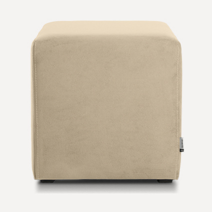 Пуф Куб Velvet Beige