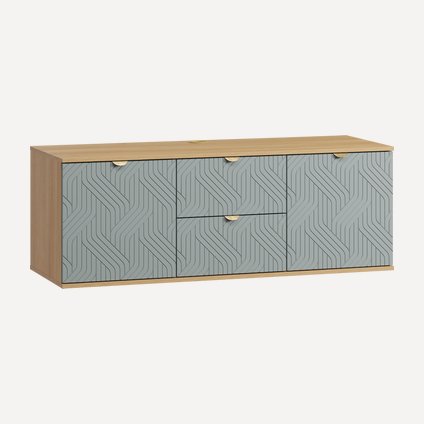 ТВ-тумба Монблан-1 Fancy Mentol Oak