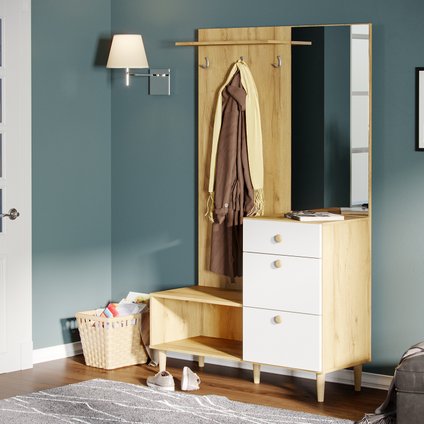 Прихожая Динс Scandi Plain