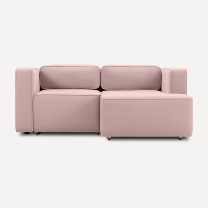 Диван угловой Аронт Мини Velvet Pink