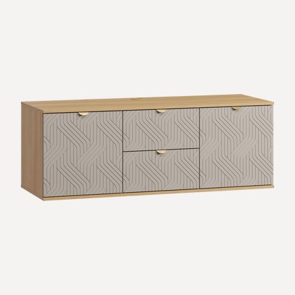 ТВ-тумба Монблан-1 Fancy Santiago Oak