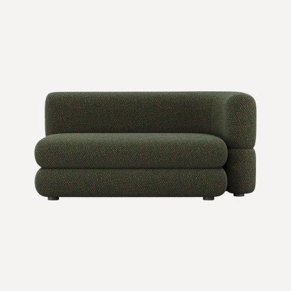 Диван прямой Брера-7 Bucle Green