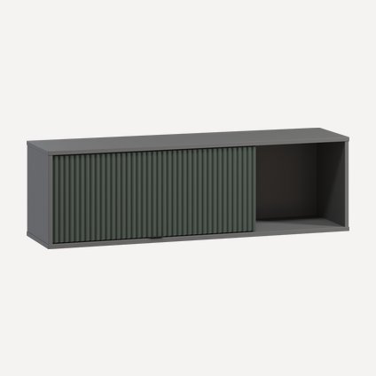 Полка Трейвис 120x36 Темно-зеленый