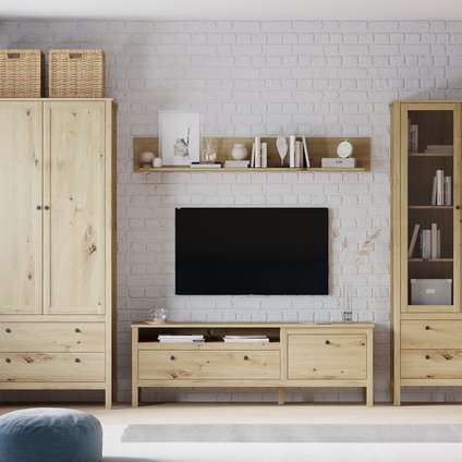 Модульная гостиная Хельга-4 Дуб Артизан