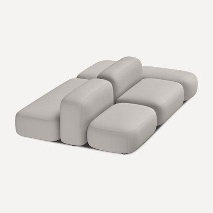 Диван модульный Риббл-7 Bucle Beige
