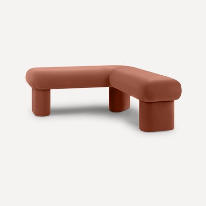 Банкетка Хайл-2 Велюр Терракотовый