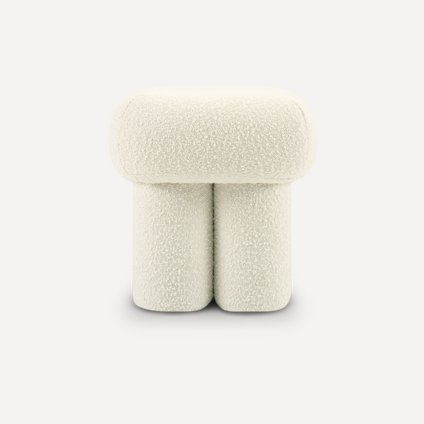 Пуф Хайл Букле Молочный