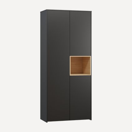 Распашной шкаф Висмар 2-103x240 Графитовый