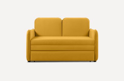 Диван прямой Кейсес Velvet Yellow