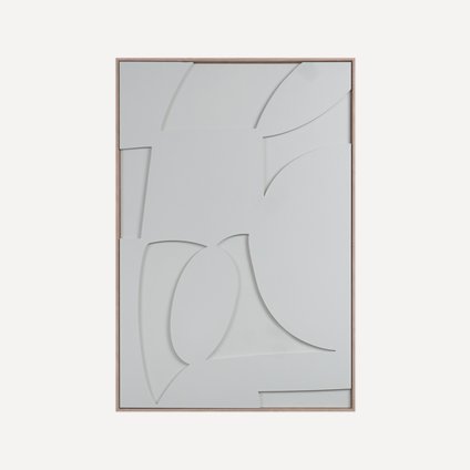 Картина Рельеф-1 White