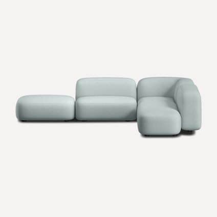 Диван модульный Риббл-5 Bucle Mint