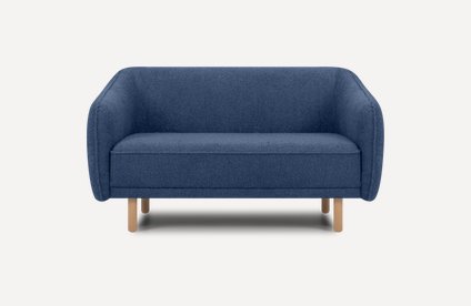 Диван прямой Коренс Bucle Blue