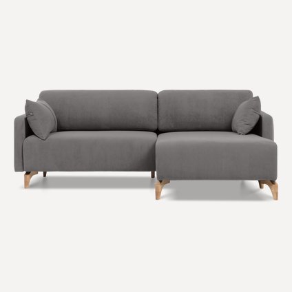 Диван угловой Льери Velvet Grey