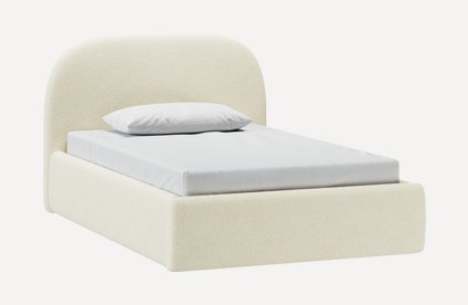 Кровать Кевия 120 Bucle Milk
