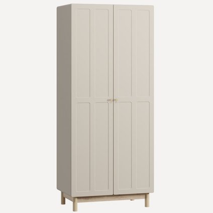 Распашной шкаф Виклу-2 Cream уценка