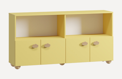 Балаларға арналған сөре Tessi - 3 Mustard