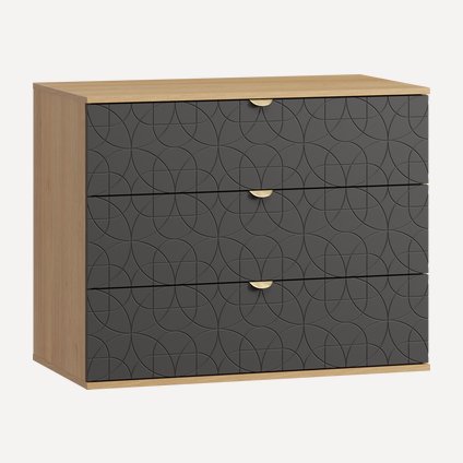 Комод Монблан-3 Lunge Grafit Oak