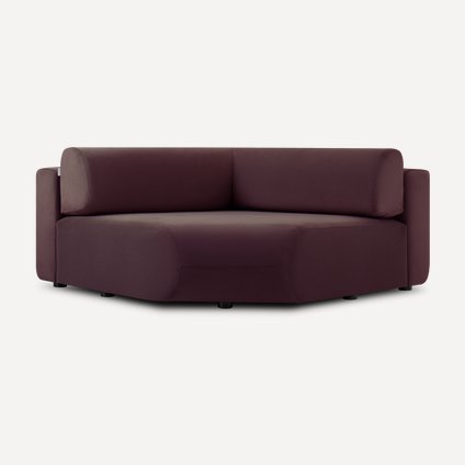 Угловое кресло Маиль-2 Velvet Wine