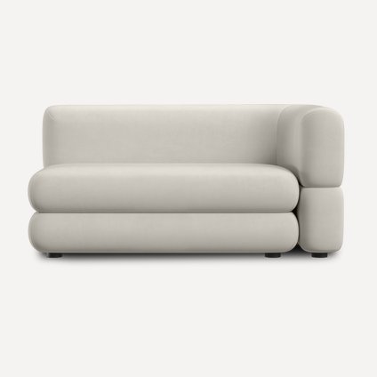 Диван прямой Brera-5 Velour Smoke