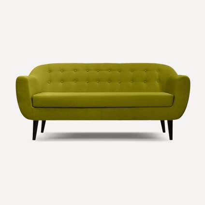 Диван прямой Роттердам-3 Velvet Lime