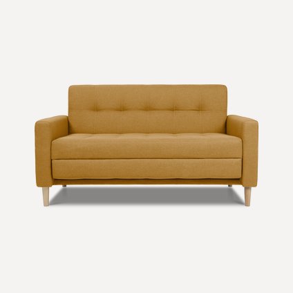 Диван прямой Нумо-Мини 120 Рогожка Желтый