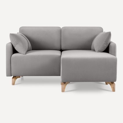 Диван угловой Льери Мини Velvet Smoke