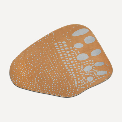 Ковер Тут Рядом Разнообразно Желтый 99x133