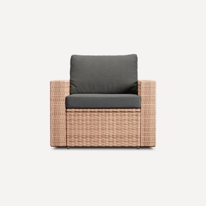 Кресло модульное Брайт Textile Grafit