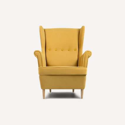 Кресло Дженкс Velvet Yellow