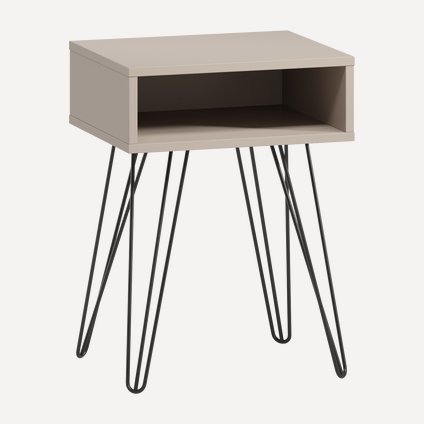 Тумба прикроватная Ивейн-4 Iron Open Latte