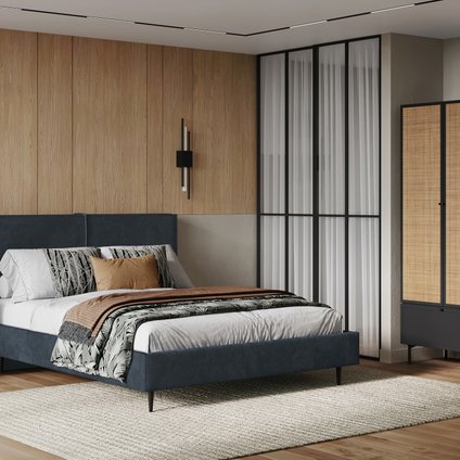 Спальня модульная Бронте-1 Dark