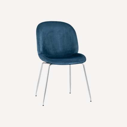 Стул Битл Chromium Blue