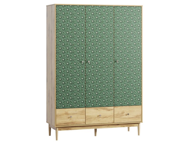 Распашной шкаф Тайрон 3-140x200 Атом