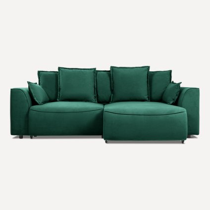 Диван угловой Напа Velvet Emerald