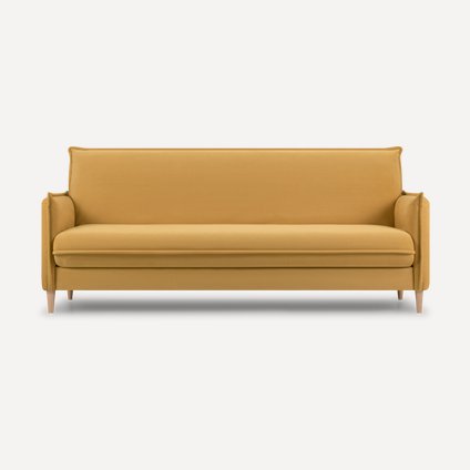 Диван прямой Дара Velvet Yellow