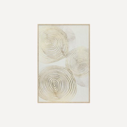 Картина Абстракция Gold Circle