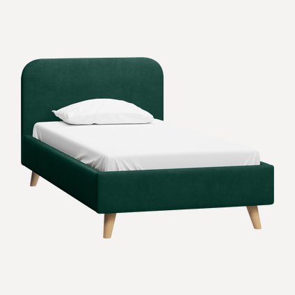 Кровать Лайтси 120 Velvet Emerald