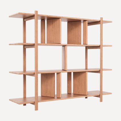 Стеллаж Я не пустой 160x130 Дуб натуральный