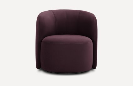 Кресло поворотное Мэник Velvet Wine