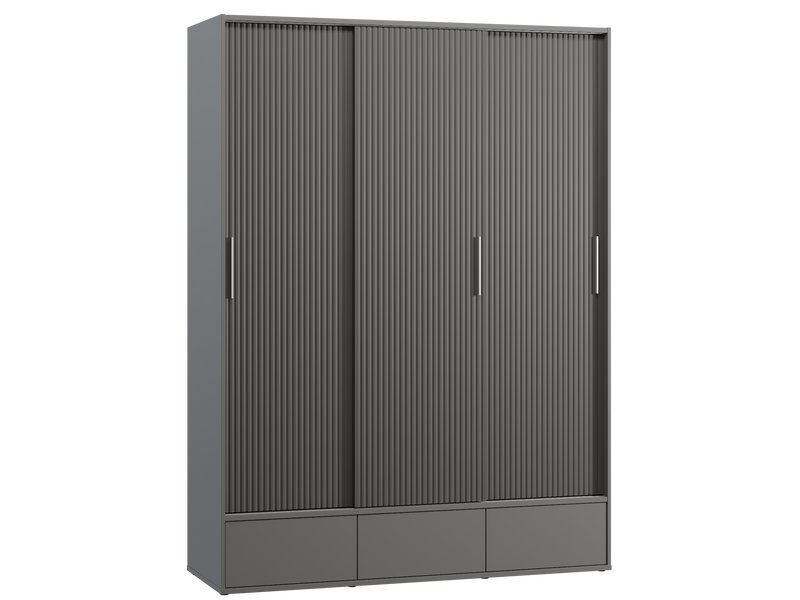 Шкаф-купе Беррингтон 3.1-207x240 Графитовый